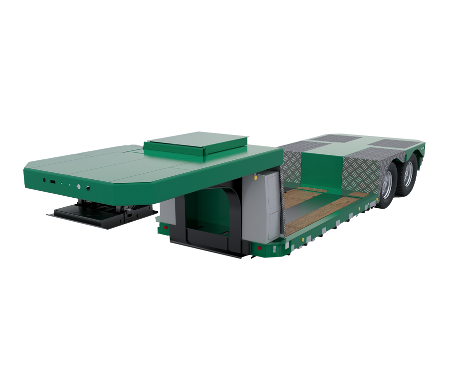 LT-PI1 Låg flak precisionsinstrumenttransport semitrailer